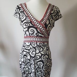 COCO & Tashi Swirl Motif Dress